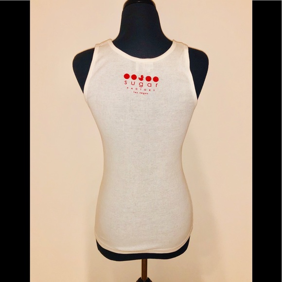 New Glittery SUGAR LIPS Sugar Factory Tank Top - Picture 2 of 2
